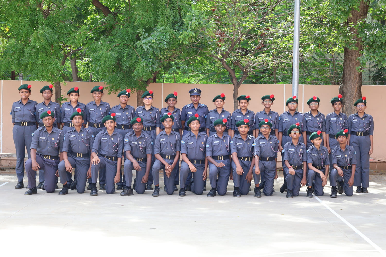 Cadets at a cultural event during the camp