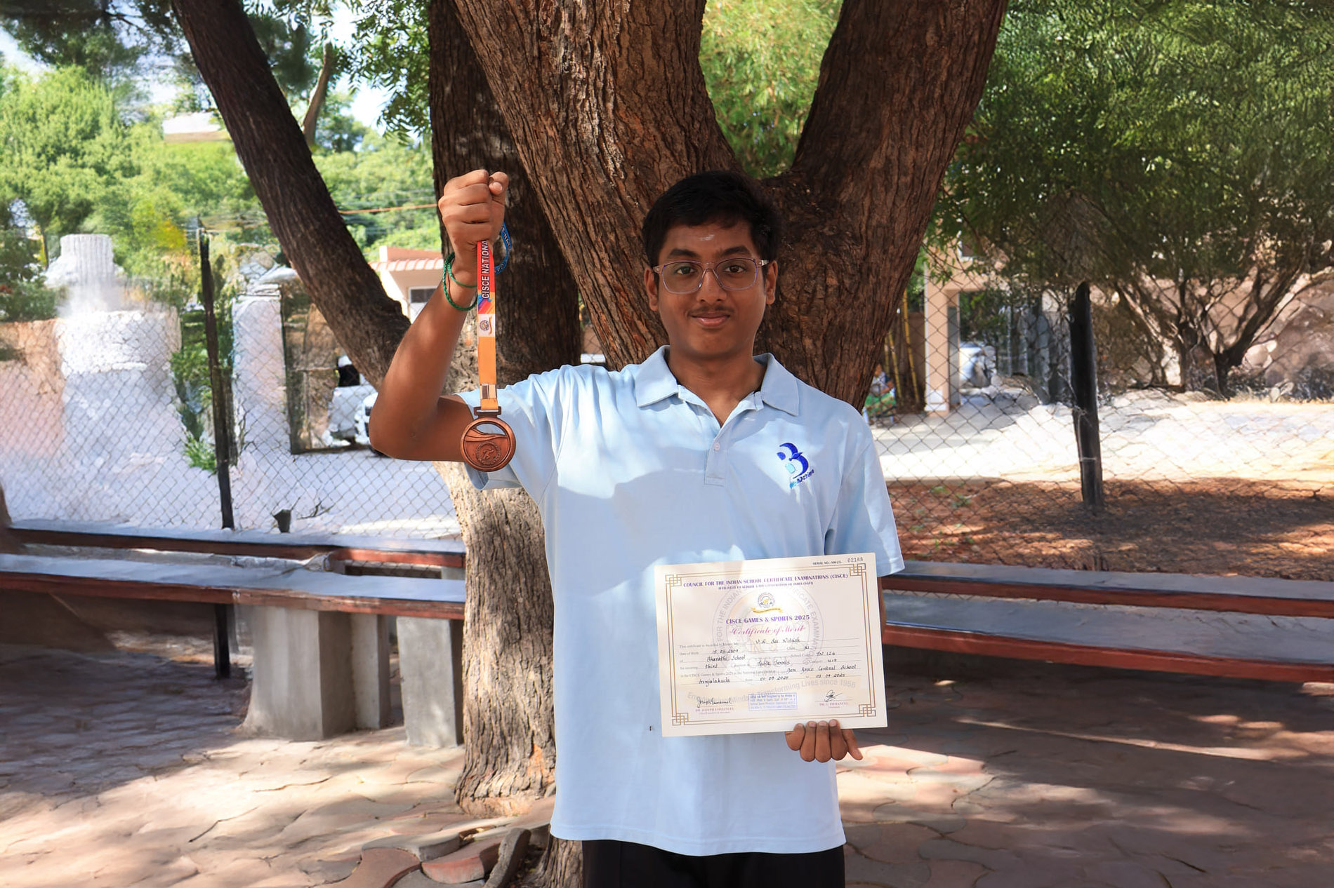 National Level Table Tennis (U-19 Team): Bronze
