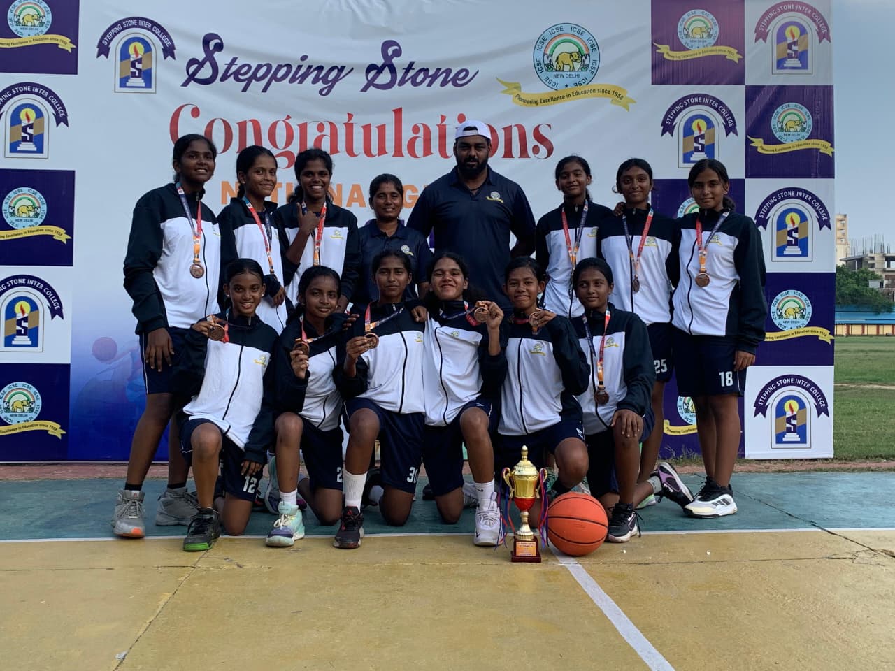National Level Basketball (U-17 Girls): Second Runner-up