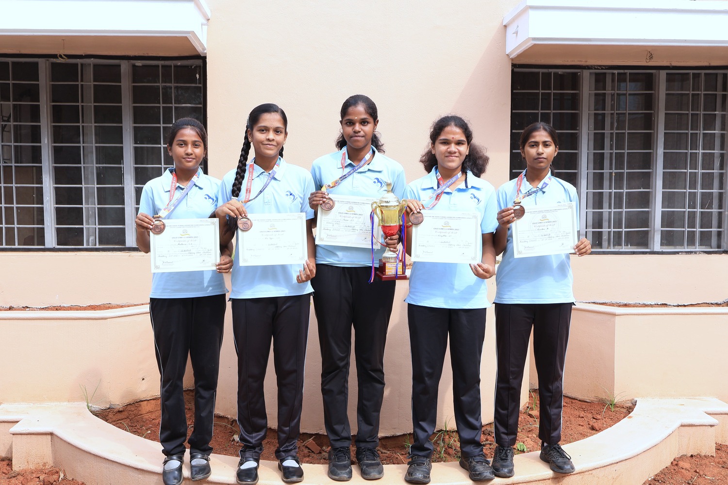National Level Basketball (U-17 Girls): Second Runner-up