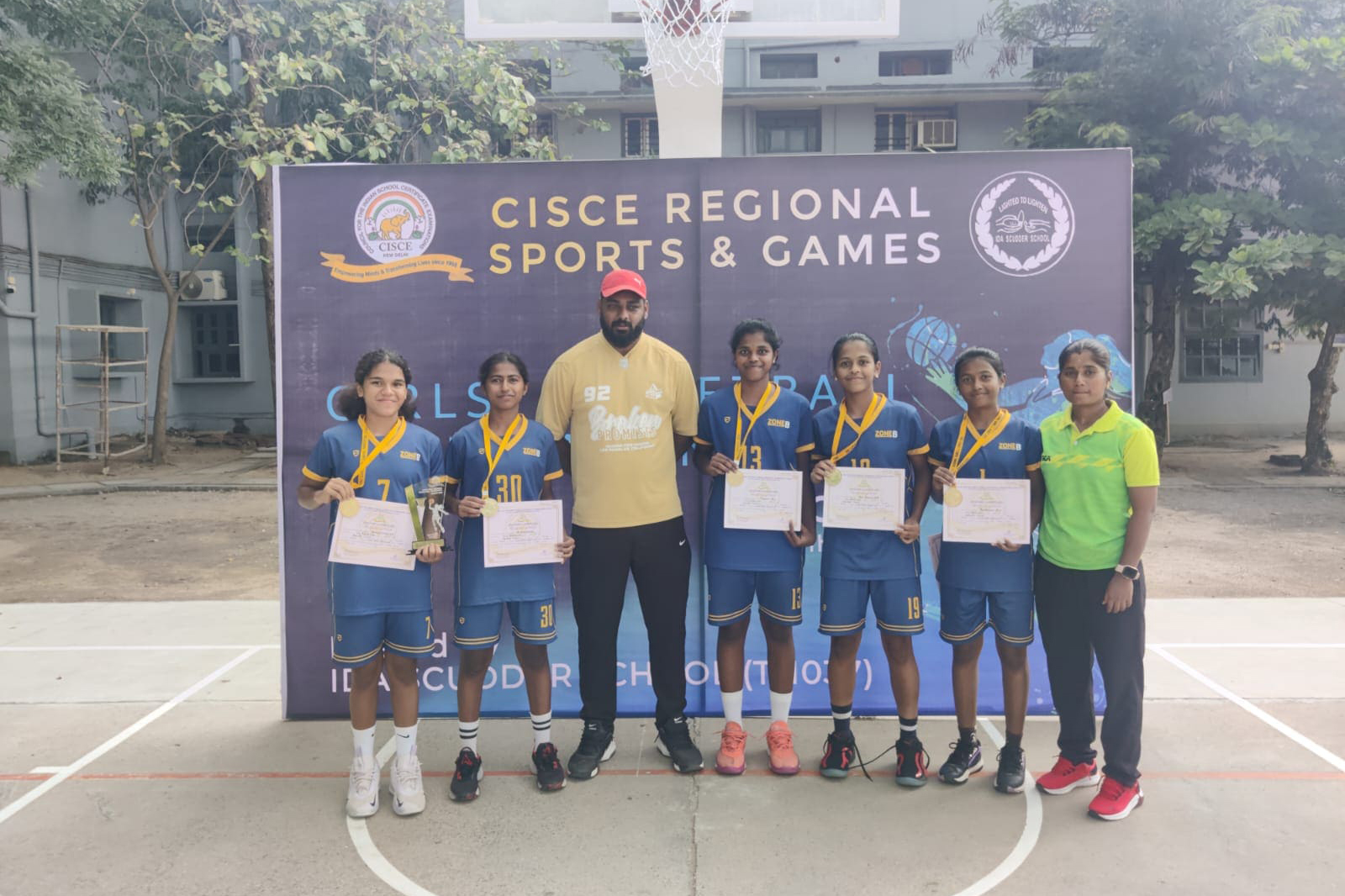 Regional Level Basketball (U-17 Girls): Winner