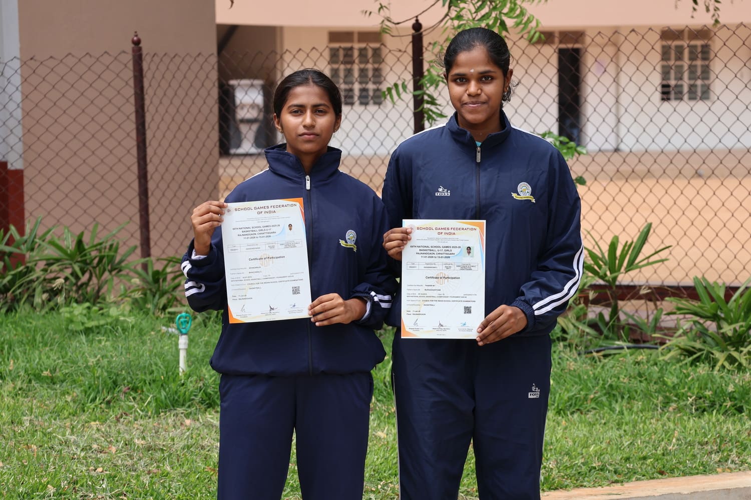 National Level Basketball (U-17 Girls): Second Runner-up